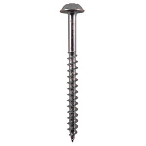 #8 x 2" Round Washer Head Assembly Screws, Square/Phillips Drive Coarse Thread and Sharp Point, Zinc, Box of 4 Thousand by Quickscrews