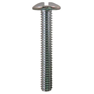 #8 x 1-3/4" Truss Head Machine Screws, Phillips/Slotted Drive #8-32 Thread and Blunt Point, Zinc, Box of 4 Thousand by Quickscrews