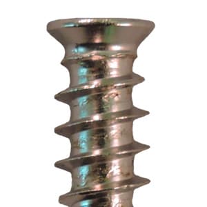 6mm x 10mm Flat Head Euro Screws, Pozi Drive Type B Thread and Blunt Point, Nickel, Box of 10 Thousand by Quickscrews