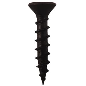 #6 x 1/2" Flat Head Drawer Slide Screws, Phillips Drive Coarse Thread and Sharp Point, Black, Box of 25 Thousand by Quickscrews