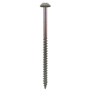 #8 x 1-1/4" Round Washer Head Installation Screws, Square/Phillips Drive Coarse Thread and Sharp Point, Zinc, Box of 8 Thousand by Quickscrews