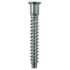 7mm x 50mm Flat Head Confirmat Screw, Pozi Drive Fine Thread and Blunt Point, Zinc, Box of 2 Thousand by Wurth