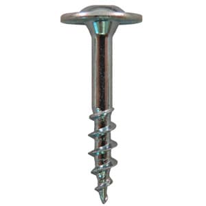 #8 x 1-1/4" Modified Washer Head Drawer Front Adjusting Screws, Phillips Drive Coarse Thread and Type 17 Auger Point, Zinc, Box of 6 Thousand by Quickscrews