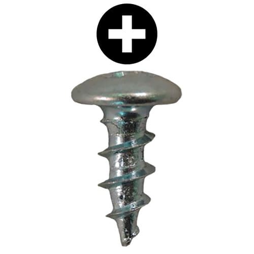 #8 x 7/16" Truss Head Drawer Slide Screws, Phillips Drive Coarse Thread and Sharp Point, Zinc, Box of 20 Thousand by Quickscrews