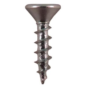 #8 x 3/4" Flat Head Hinge Edge Screws, Square Drive Coarse Thread and Sharp Point, Zinc, Box of 12 Thousand by Quickscrews