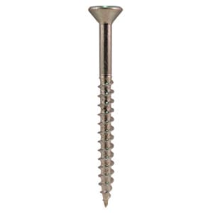 #8 x 1-1/4" Flat Head Assembly Screws, Square Drive Coarse Thread and Sharp Point, Zinc, Box of 9 Thousand by Quickscrews