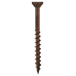 #8 x 1-1/2" Flat Head Assembly Screws, Square/Phillips Drive Coarse Thread with Nibs and Double Auger Point, Lubricated, Box of 7 Thousand by Quickscrews