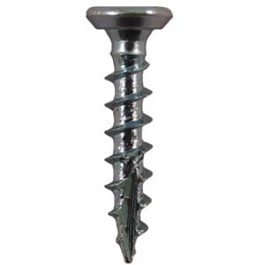 #6 x 3/4" Flat Head Undercut Screws, Phillips Drive Coarse Thread and Type 17 Auger Point, Zinc, Box of 1 Thousand by Quickscrews