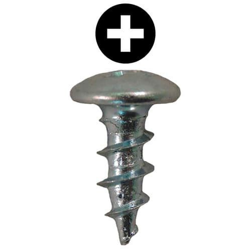#8 x 7/16" Truss Head Drawer Slide Screws, Phillips Drive Coarse Thread and Sharp Point, Zinc, Box of 5 Thousand by Quickscrews