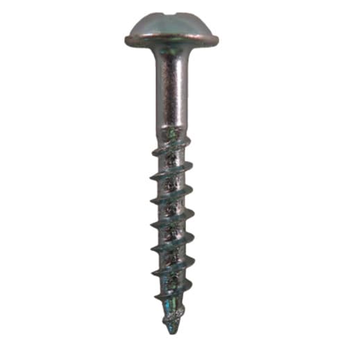 #8 x 1-3/4" Round Washer Head Assembly Screws, Square/Phillips Drive Coarse Thread and Sharp Point, Zinc, Box of 1 Thousand by Quickscrews
