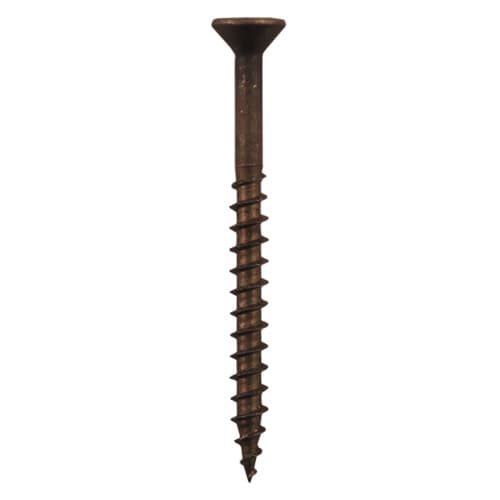 #8 x 1-3/4" Flat Head Assembly Screws, Square/Phillips Drive Coarse Thread and Sharp Point, Plain, Box of Hundred by Quickscrews