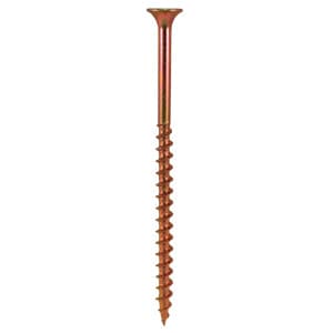 #8 x 3" Bugle Head Drywall Screws, Phillips Drive Coarse Thread and Sharp Point, Zinc Yellow, Box of 2 Thousand by Quickscrews