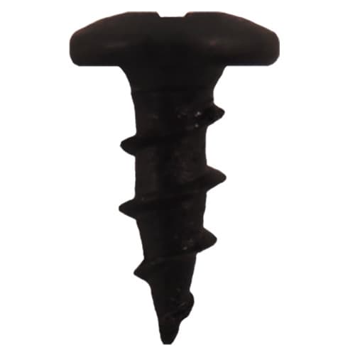 #8 x 7/16" Truss Head Drawer Slide Screws, Square/Phillips Drive Coarse Thread and Sharp Point, Black, Box of 20 Thousand by Quickscrews