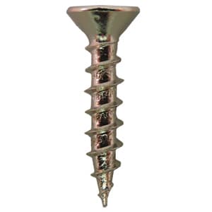 Quickscrews #6 Flat Head Phillips Drive Sharp Point Nickel Hinge and Drawer Slide Installation Screw