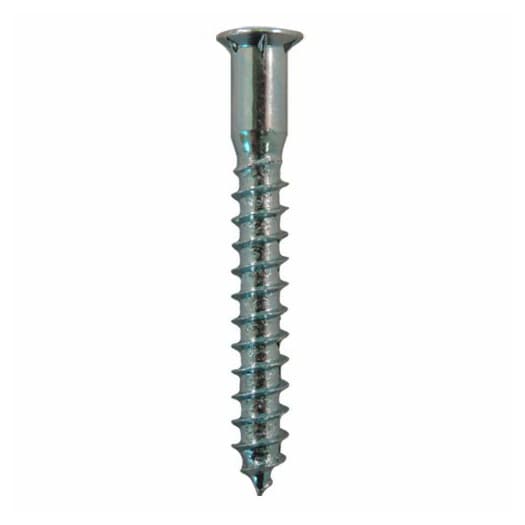 5mm x 40mm Flat Head Confirmat Screw, Pozi Drive Fine Thread with Nibs and Blunt Point, Zinc, Box of 5 Thousand by Wurth