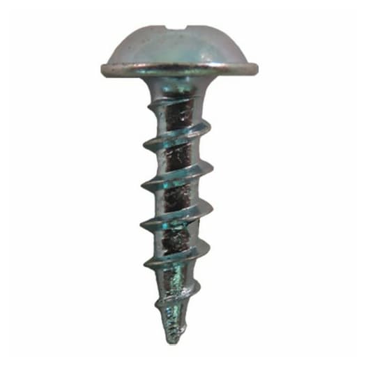#8 x 5/8" Round Washer Head Compact Hinge Screws, Square/Phillips Drive Coarse Thread and Sharp Point, Zinc, Box of 12 Thousand by Quickscrews