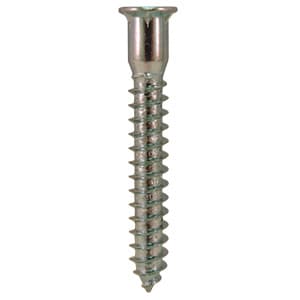 7mm x 50mm Flat Head Confirmat Screw, Pozi Drive Fine Thread with Nibs and Sharp Point, Zinc, Box of 2 Thousand by Wurth