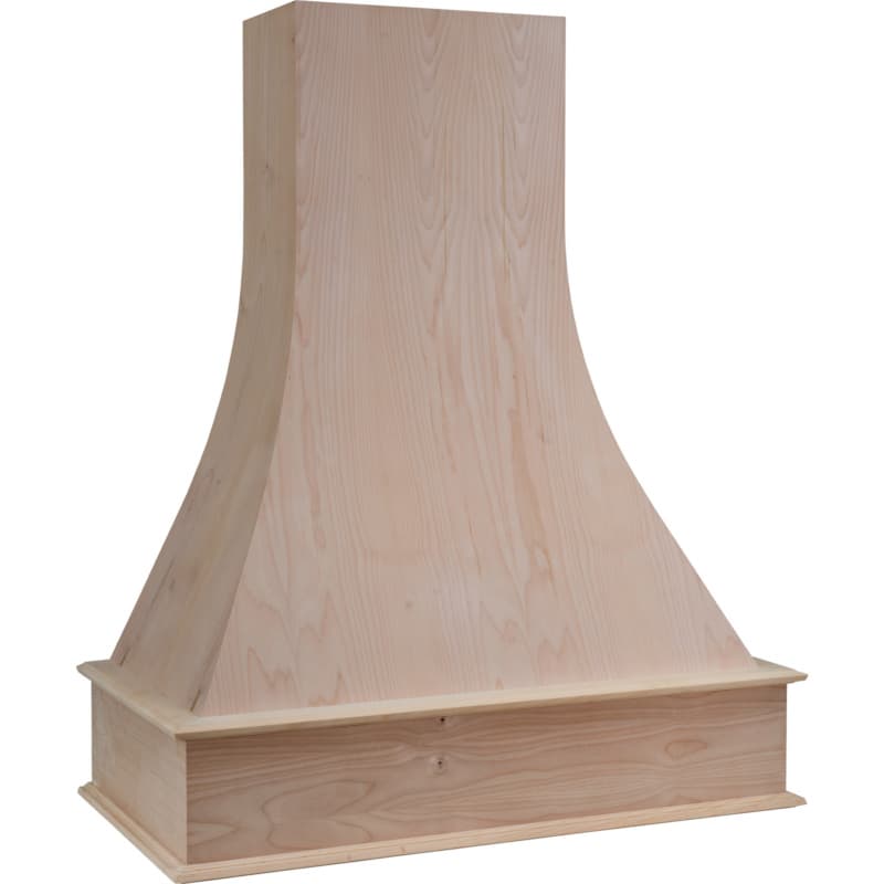36" Straight Bottom Range Hood with Broan Compatible Liner, Alder