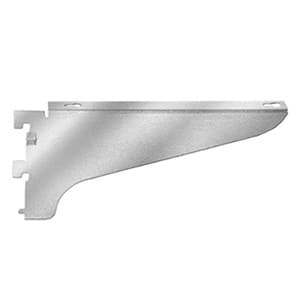 22" RV723 Extra Heavy-Duty Wood Shelf Bracket, Satin Zinc Finish