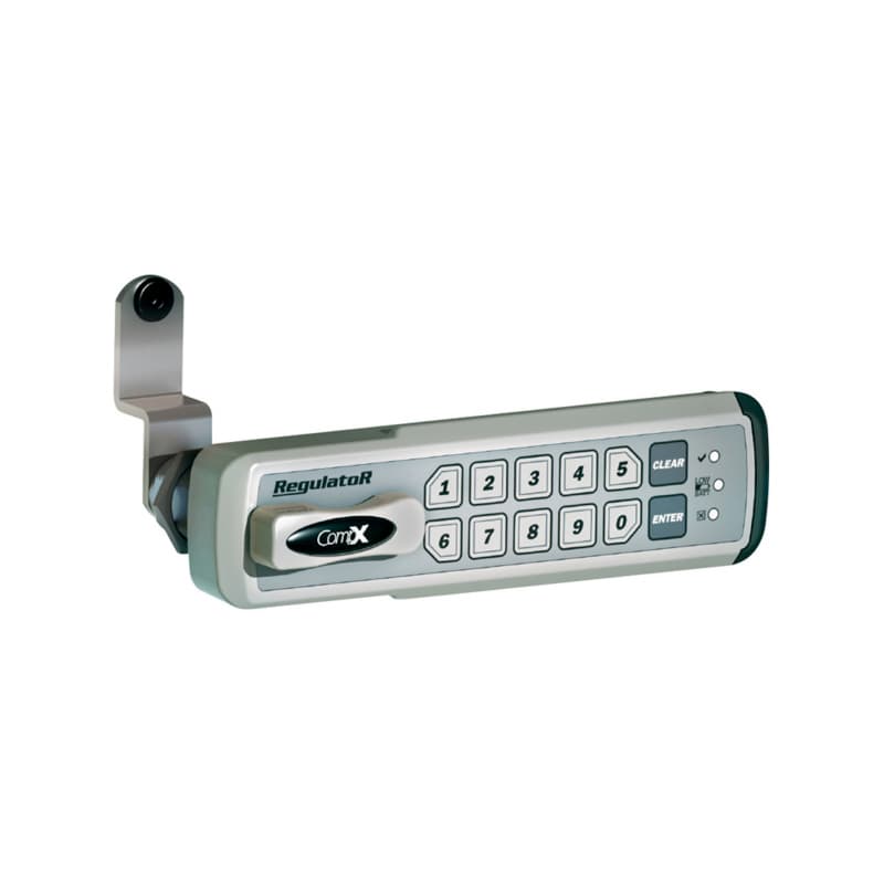 RegulatoR 7/16" Right Hand Mount Electronic Manual Lock, Satin Chrome, Keyless