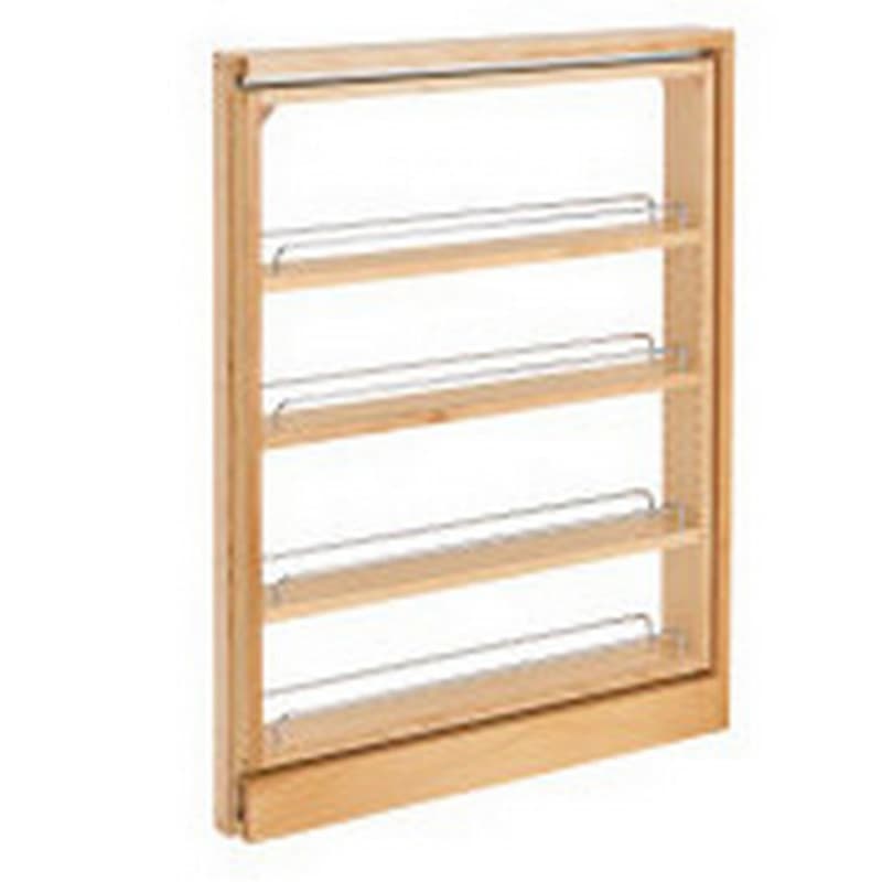 3" x 30" 3-Shelf Filler Pullout Organizer Full-Extension, Wood