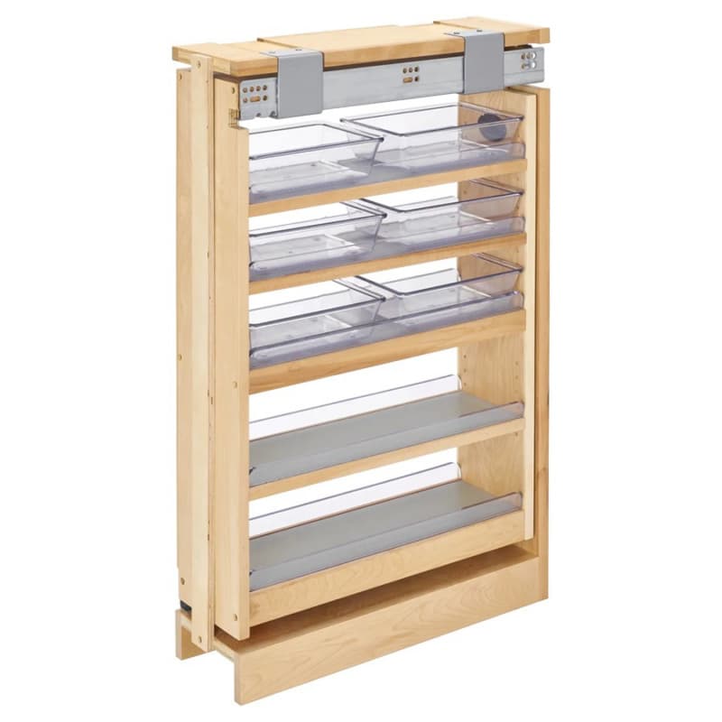 6" Vanity Pull-Out Filler Organizer with BLUMOTION Soft-Closing