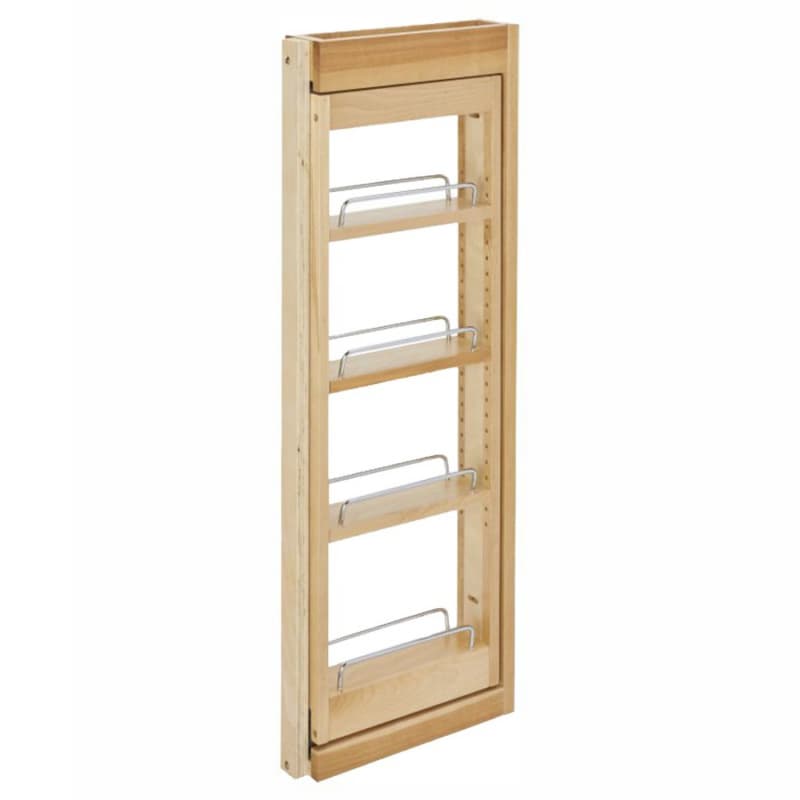 3" 3-Shelf Filler Pullout Organizer with Soft-Closing, Maple, 33" Height