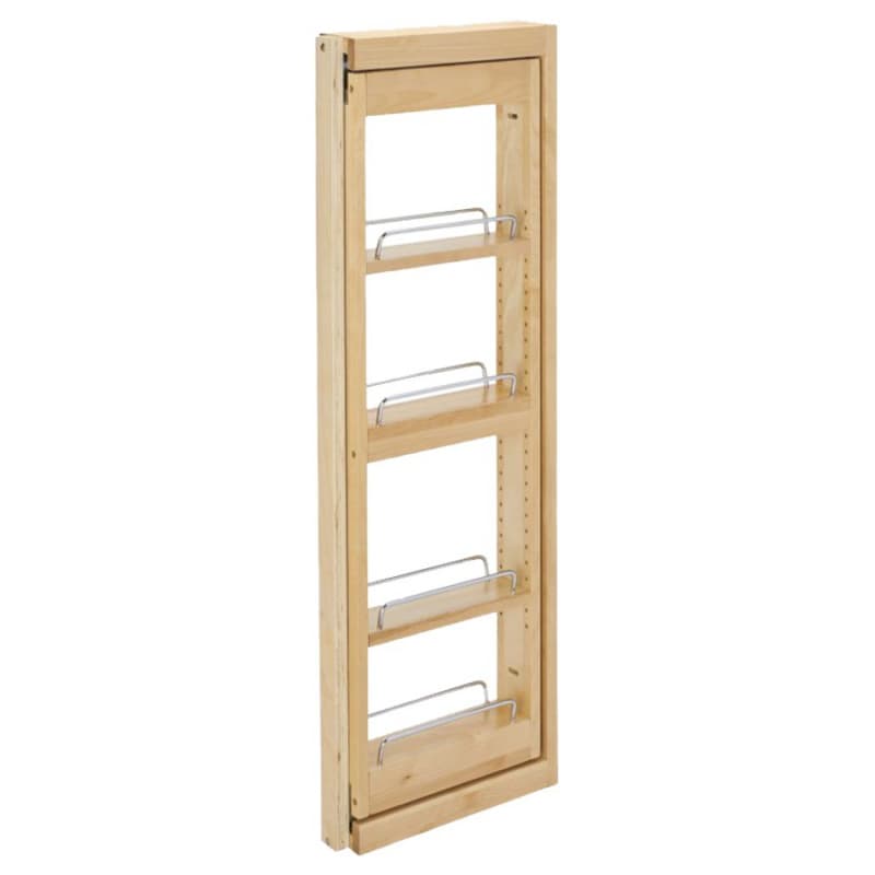 3" 3-Shelf Filler Pullout Organizer with Soft-Closing, Maple, 36" Height