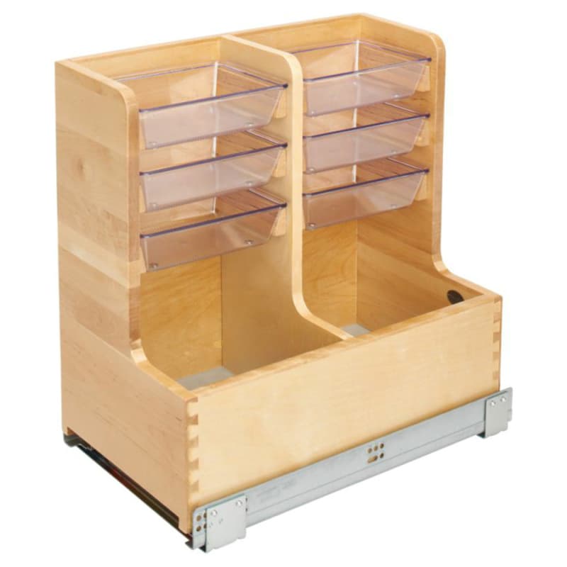 11-5/8" Pullout Organizer with Soft-Closing, Wood