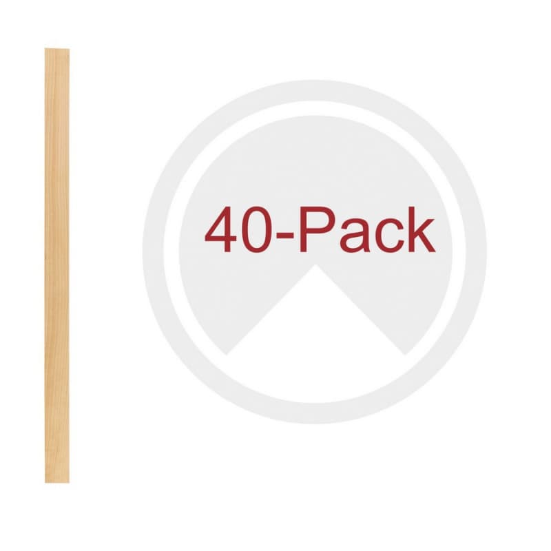 19-5/8" x 1-1/8" 4PILU Wood Pilaster System, Light Brown (40/Box)