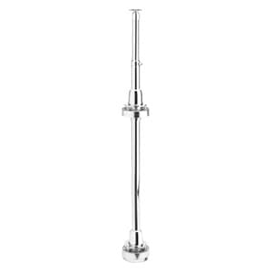 4WLS Telescoping Shaft for 1" Kidney 2 Tray Lazy Susan, Chrome Plated (5/Box)