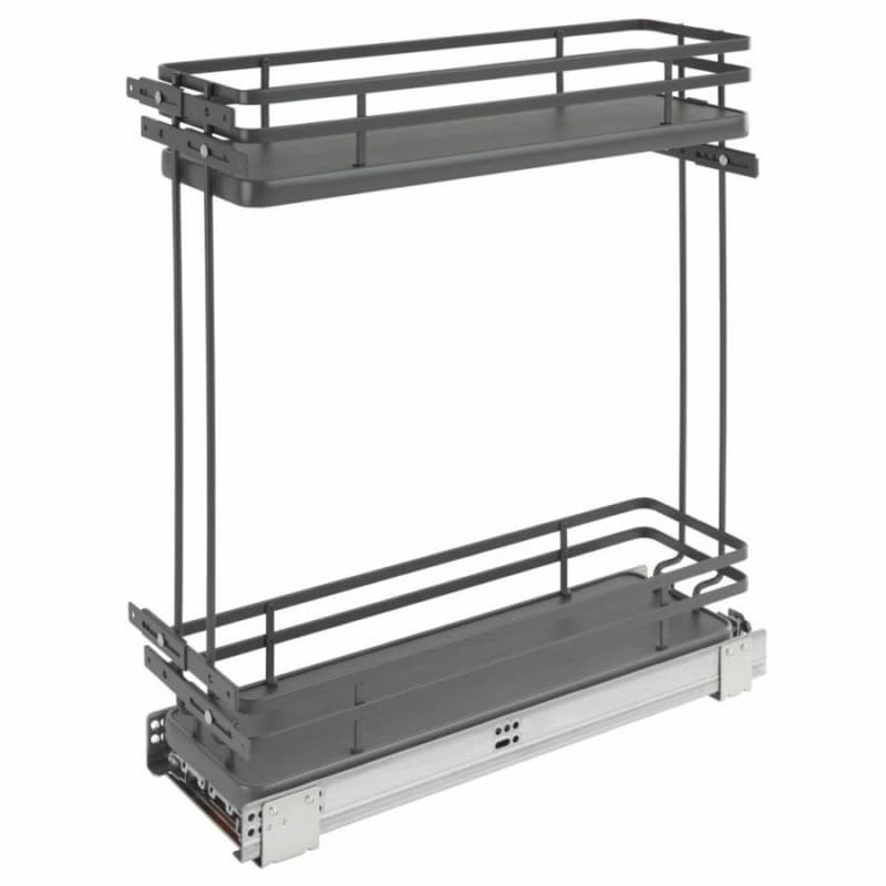 7-1/4" 2-Shelf Pullout Organizer with Soft-Closing, Orion Gray