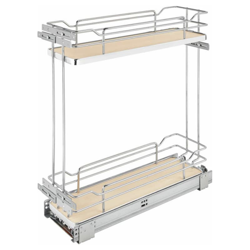 7-1/4" 2-Shelf Pullout Organizer with Soft-Closing, Maple