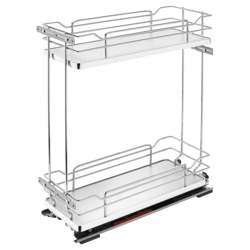 10-1/4" 2-Shelf Pullout Organizer with Soft-Closing, Gray
