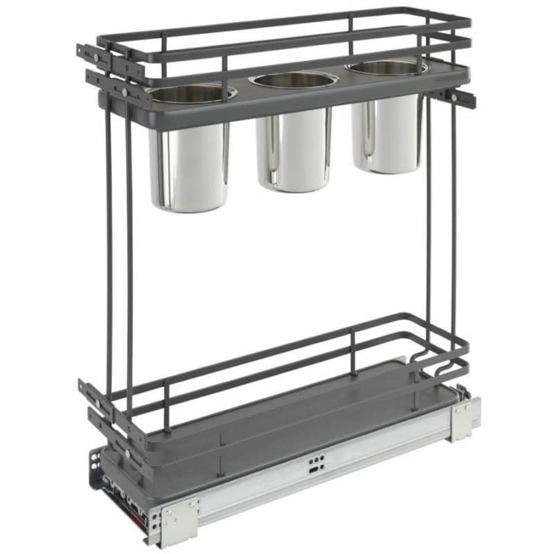7-1/2" Pullout Organizer with Soft-Closing, Orion Gray