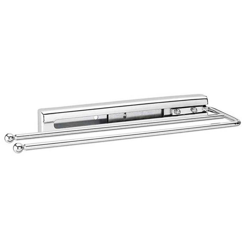 Towel Bar with 2 Prong, Chrome