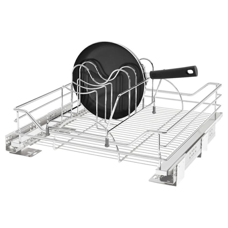 20-1/4" 2-Tier Pullout Basket with Soft-Closing, Chrome