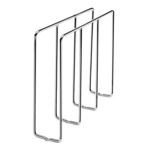 3" U-Shaped Tray Divider, 1 Divider, Chrome