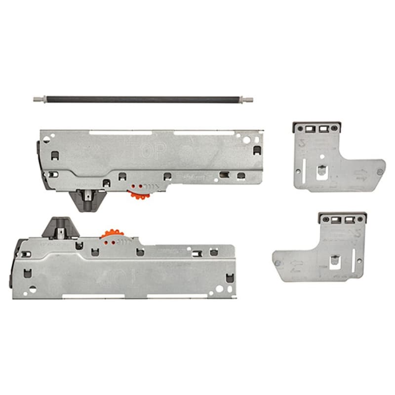 Tip-On Hardware Kit for Legrabox Series, Black