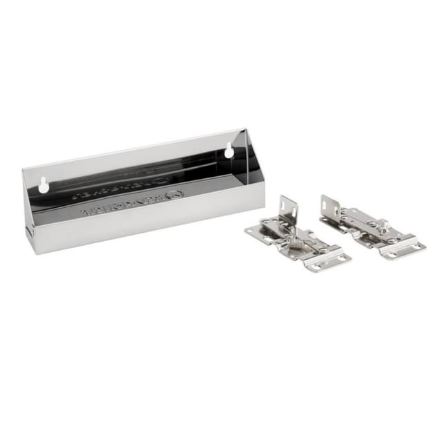 Rev-A-Shelf Corporation 6581 Series Bulk Pack Stainless Steel Sink Front Tip-Out Tray with Hinges