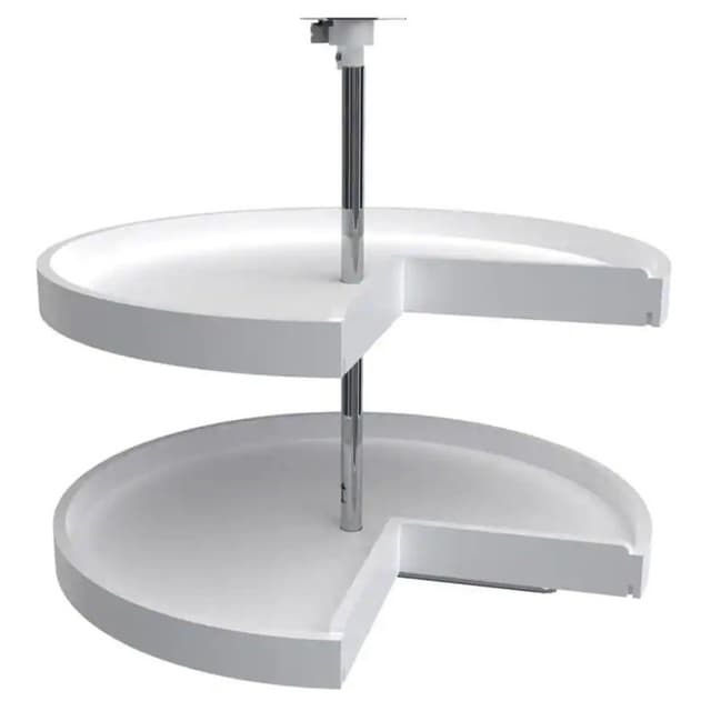 Rev-A-Shelf Corporation 6942 Classic Series Pie Cut Lazy Susan Set, 2 Tray
