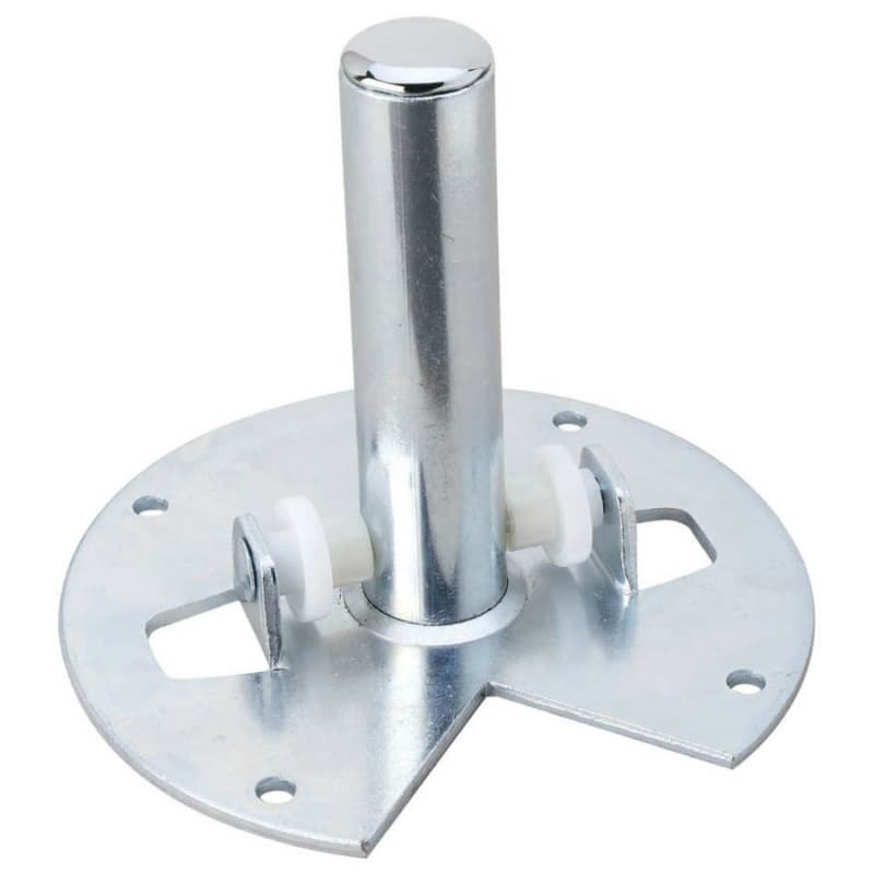 Kidney 1 Tray Bottom-Mount Hardware, Zinc