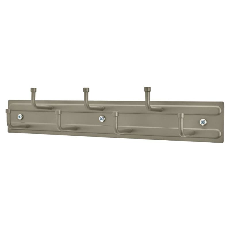 12" Static Belt Rack, Satin Nickel Finish