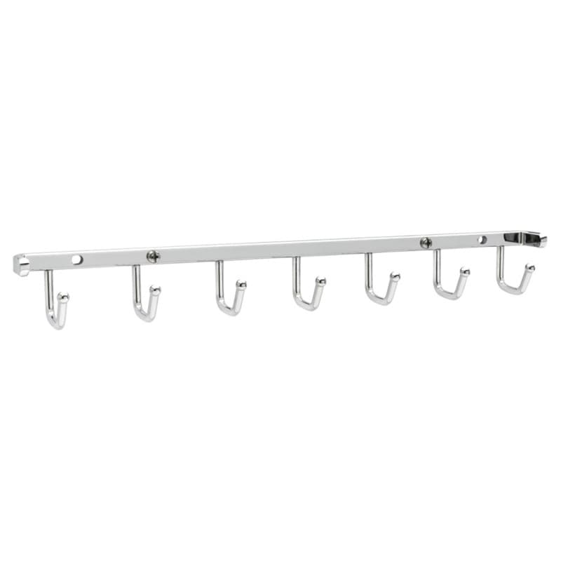 13-15/32" Sidelines Wall-Mount Belt Rack, Chrome Finish