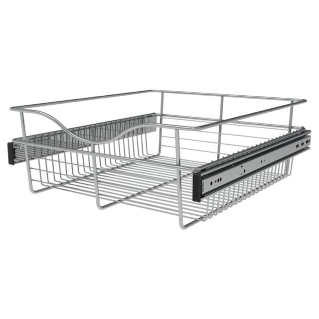 Rev-A-Shelf CB Series 18" Wide Chrome Wire Pullout Baskets