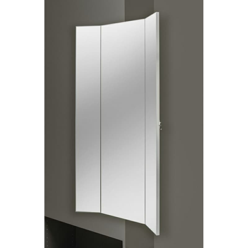 3-3/16" Sidelines Pull-Out Closet Mirror with Soft Close, Silver Finish