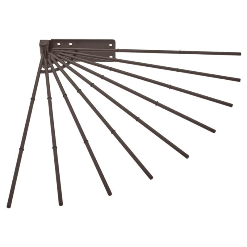 16-1/8" Wire Fan Pant Rack, Oil Rubbed Bronze Finish