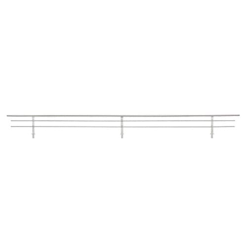 23" Wire Shoe Rail, Chrome Finish