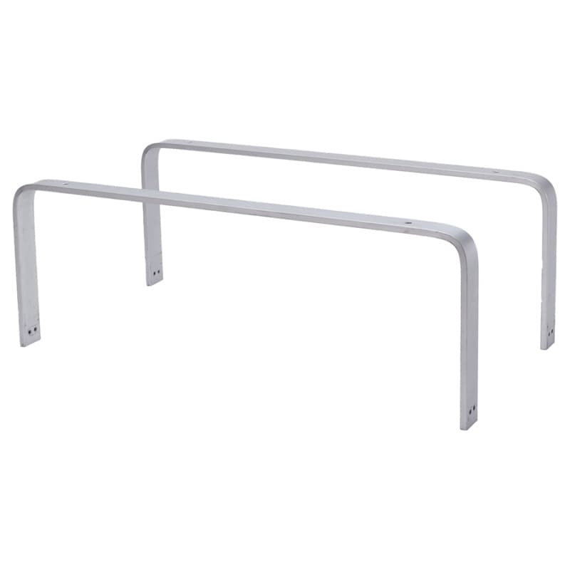 18" Top Mount Bracket Set for CB Series Basket, Anodized Aluminum Finish