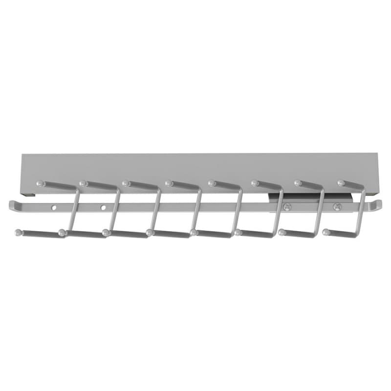 13-25/32" Sidelines Slide-Out Tie Rack, Satin Chrome Finish
